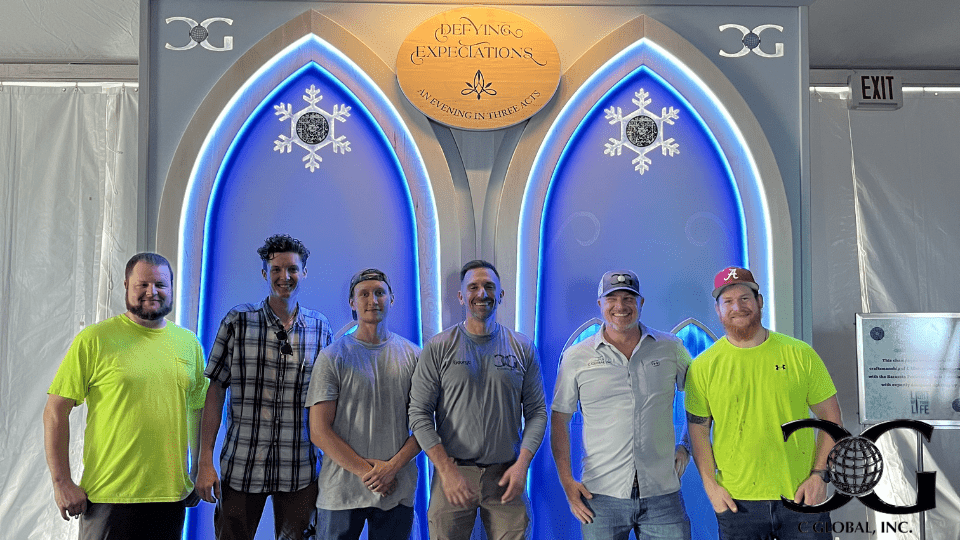 CGI Blog Gala Champagne Wall